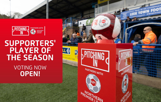 Supporters' Player of the Season voting now open