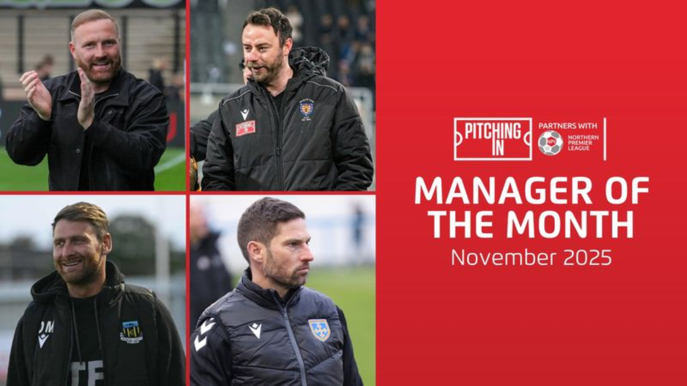 Choose your Northern Premier League Manager of the Month