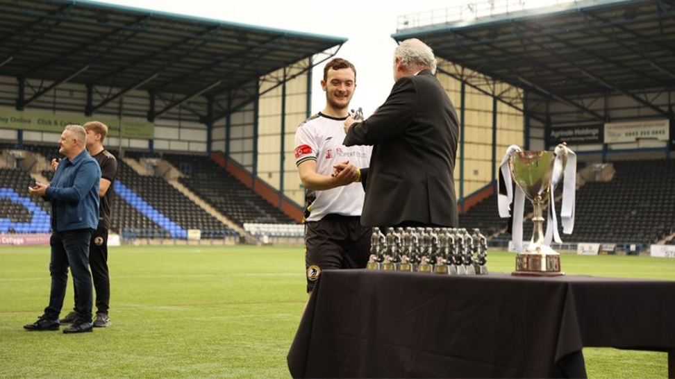Michael Ellison reunited with title-winning midfielder at Linnets