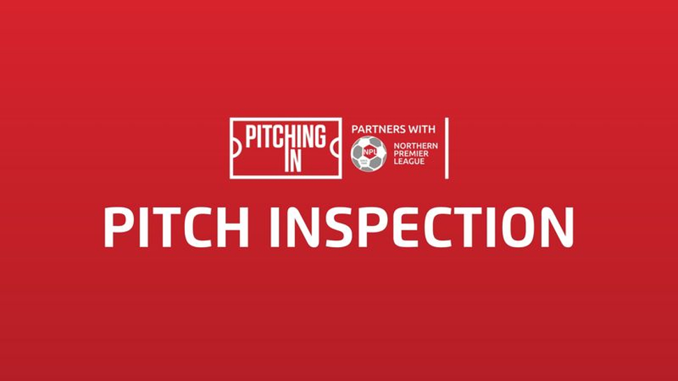 Pitch Inspections - Saturday 3rd October
