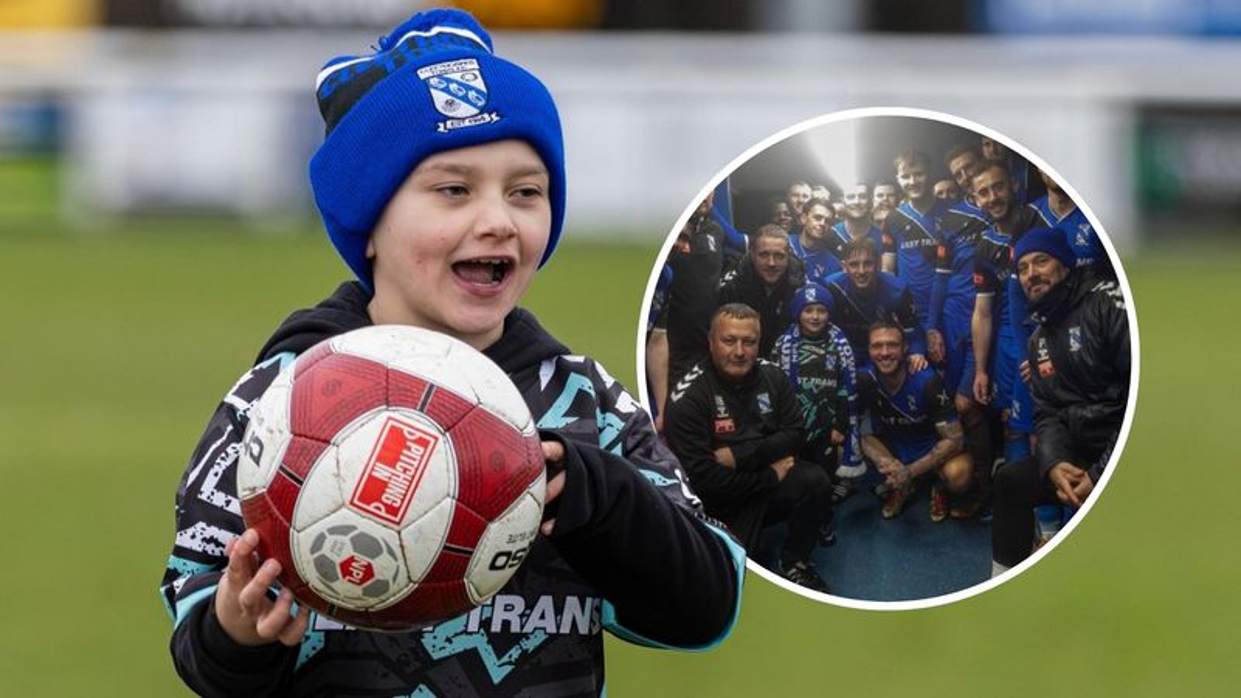 Cleethorpes Town give young football fan day to remember